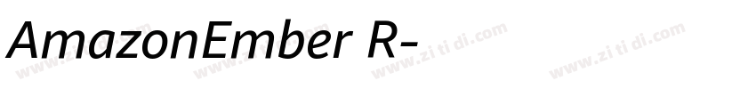 AmazonEmber R字体转换